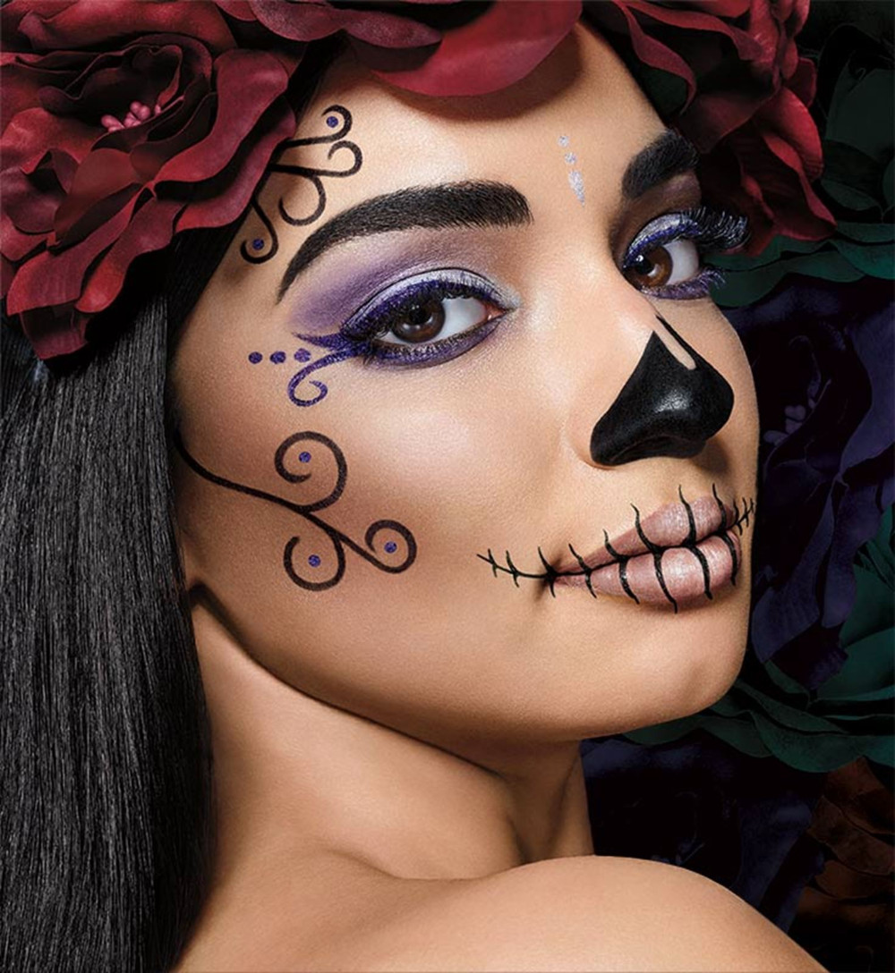 Simple Sugar Skull Makeup Unique Sugar Skull Makeup Tutorial Halloween Makeup Maybelline In 2020