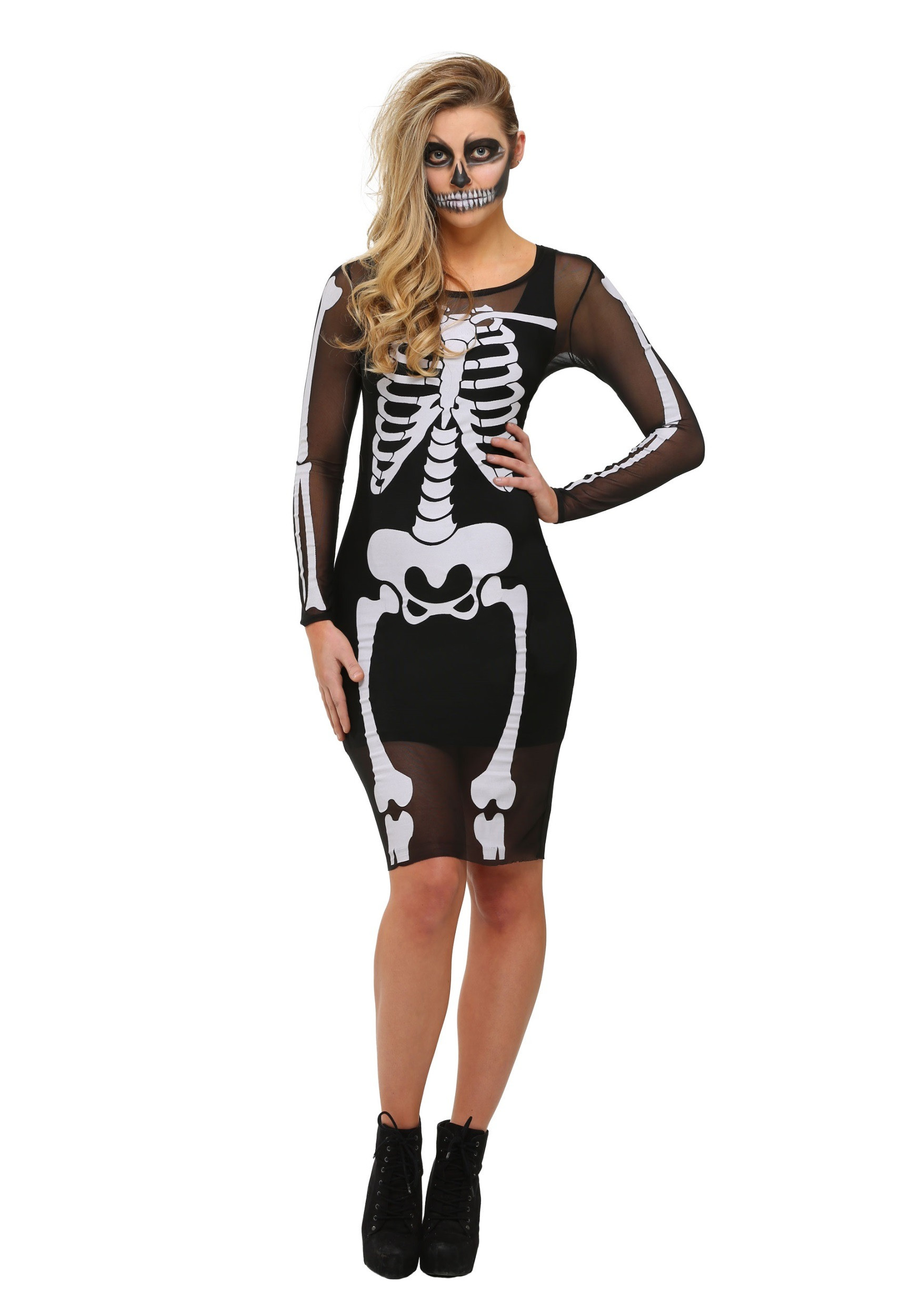 Skeleton Dress Costume Best Of Mesh Skeleton Dress Costume