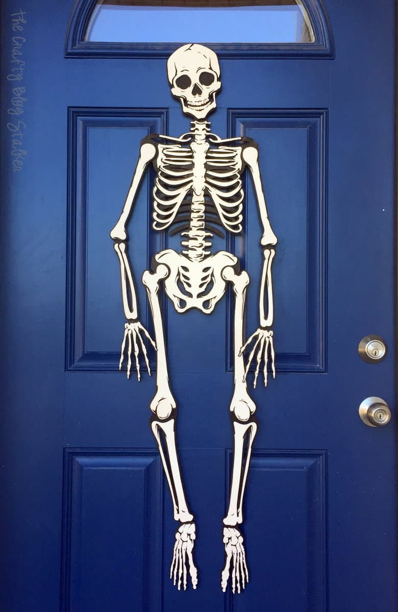 Skeleton for Halloween Inspirational How to Make A Skeleton Halloween Decoration for the Front Door the