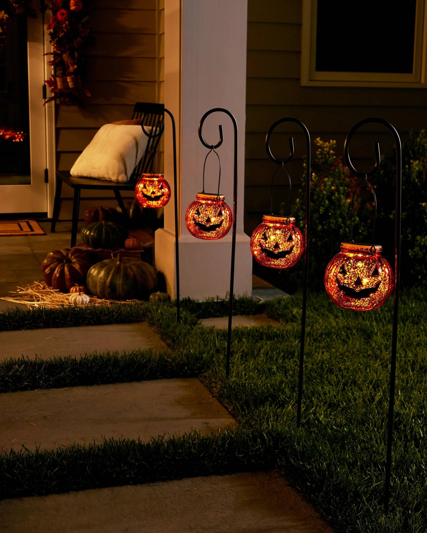 Solar Halloween Pathway Lights Elegant solar Powered Halloween Pathway Lights