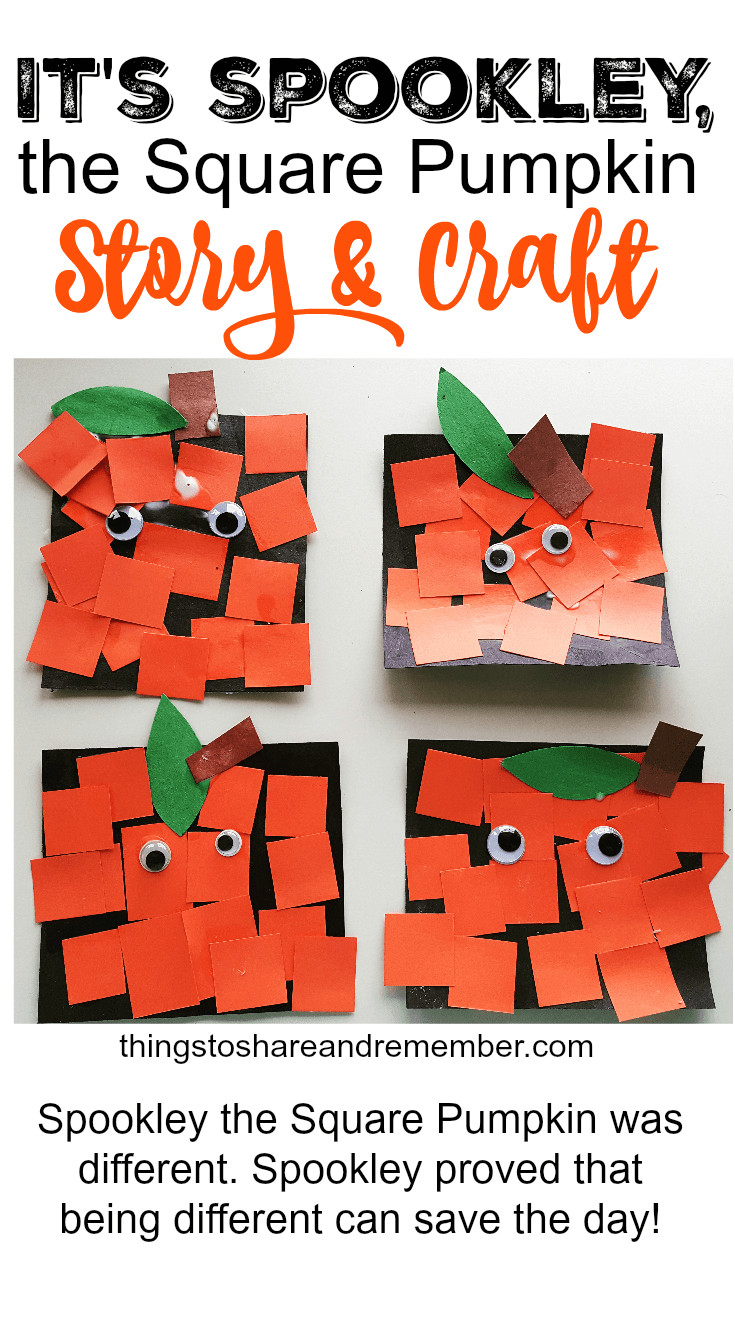 Spookley Pumpkin Craft New Spookley the Square Pumpkin Craft