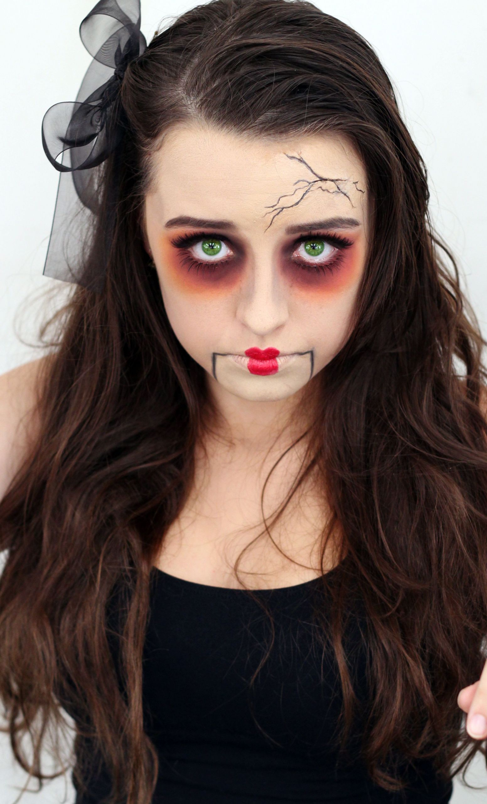 Spooky Doll Makeup Awesome for Halloween