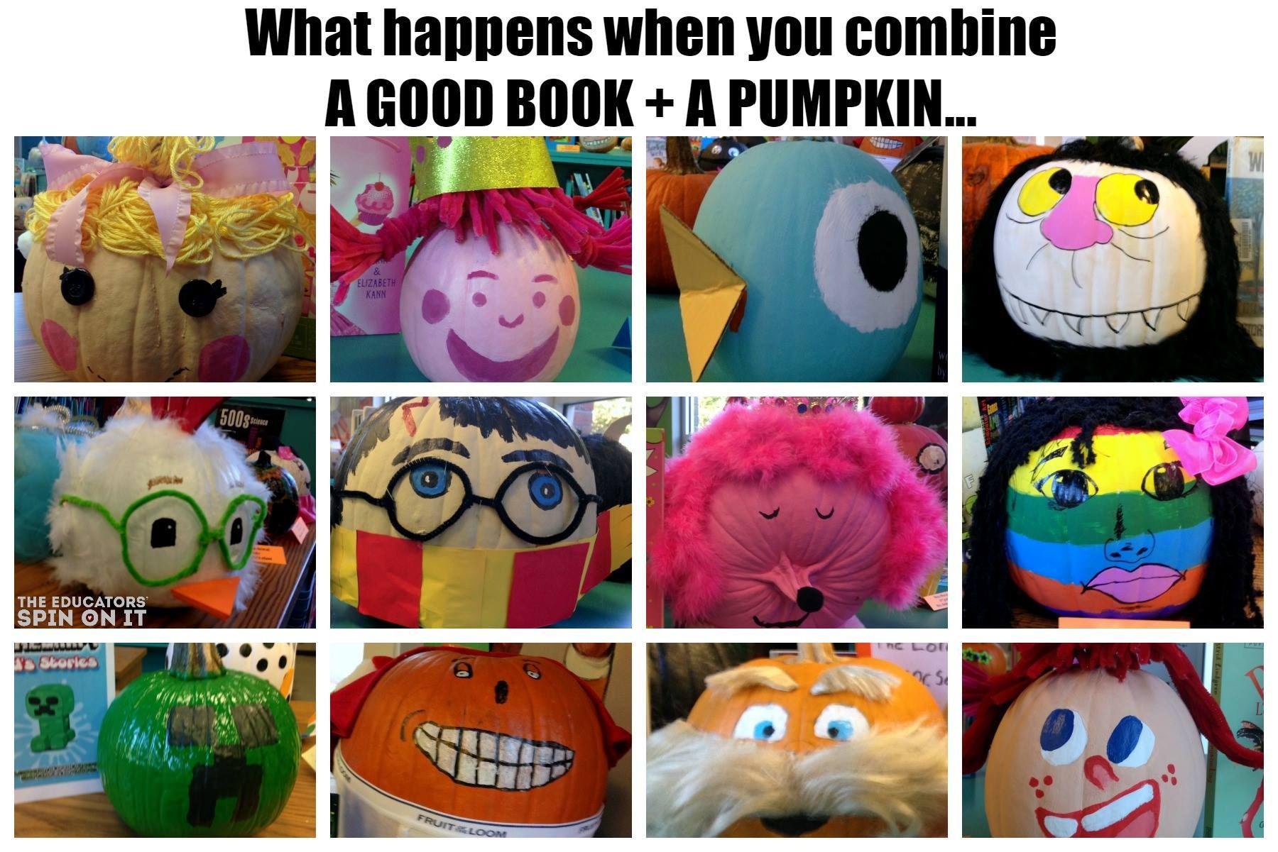 Storybook Pumpkin Ideas Awesome 12 Kids Made Storybook Pumpkin Ideas for Halloween Literacy