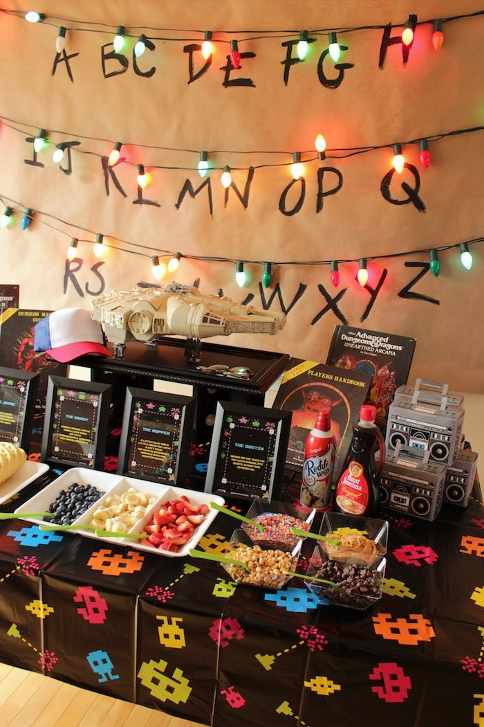 Stranger Things Decorations Beautiful Kara S Party Ideas Stranger Things Party Ideas