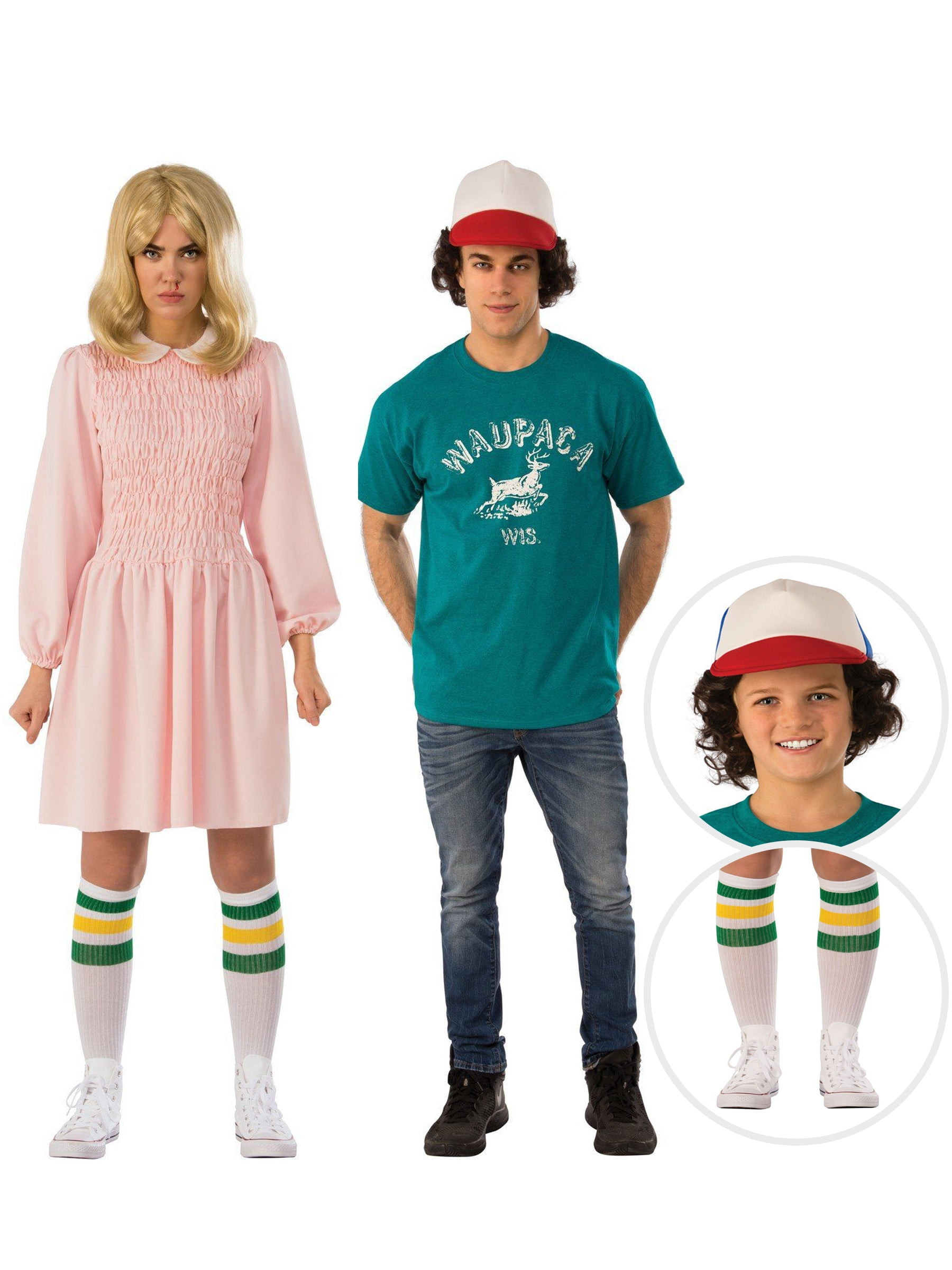 Stranger Things Halloween Costumes Inspirational Stranger Things Adult Eleven and Dustin Costume Kit Size 6 10