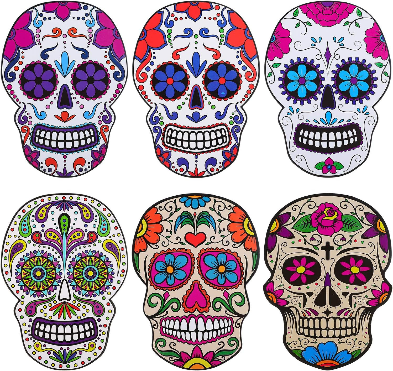 Sugar Skull Decorations Unique Amazon Zonon 30 Pieces Sugar Skull Decor Halloween Day Of the Dead