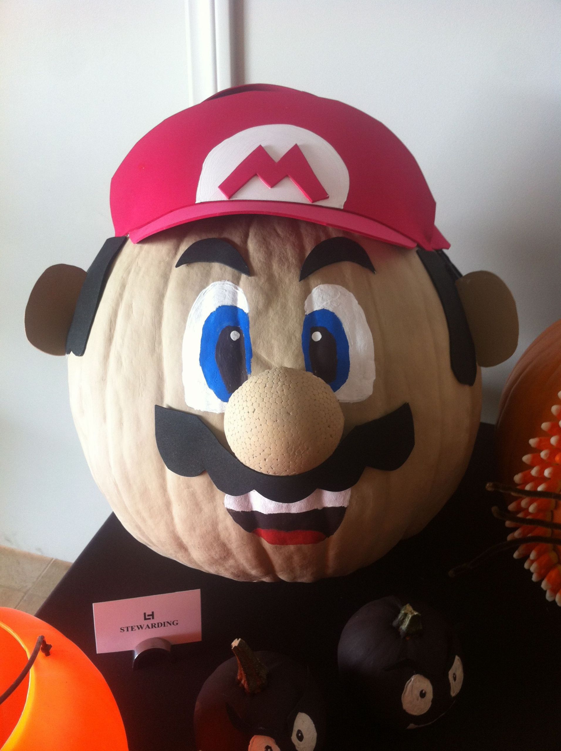 Super Mario Pumpkin Best Of A Pumpkin Designed In the Head Of Mario