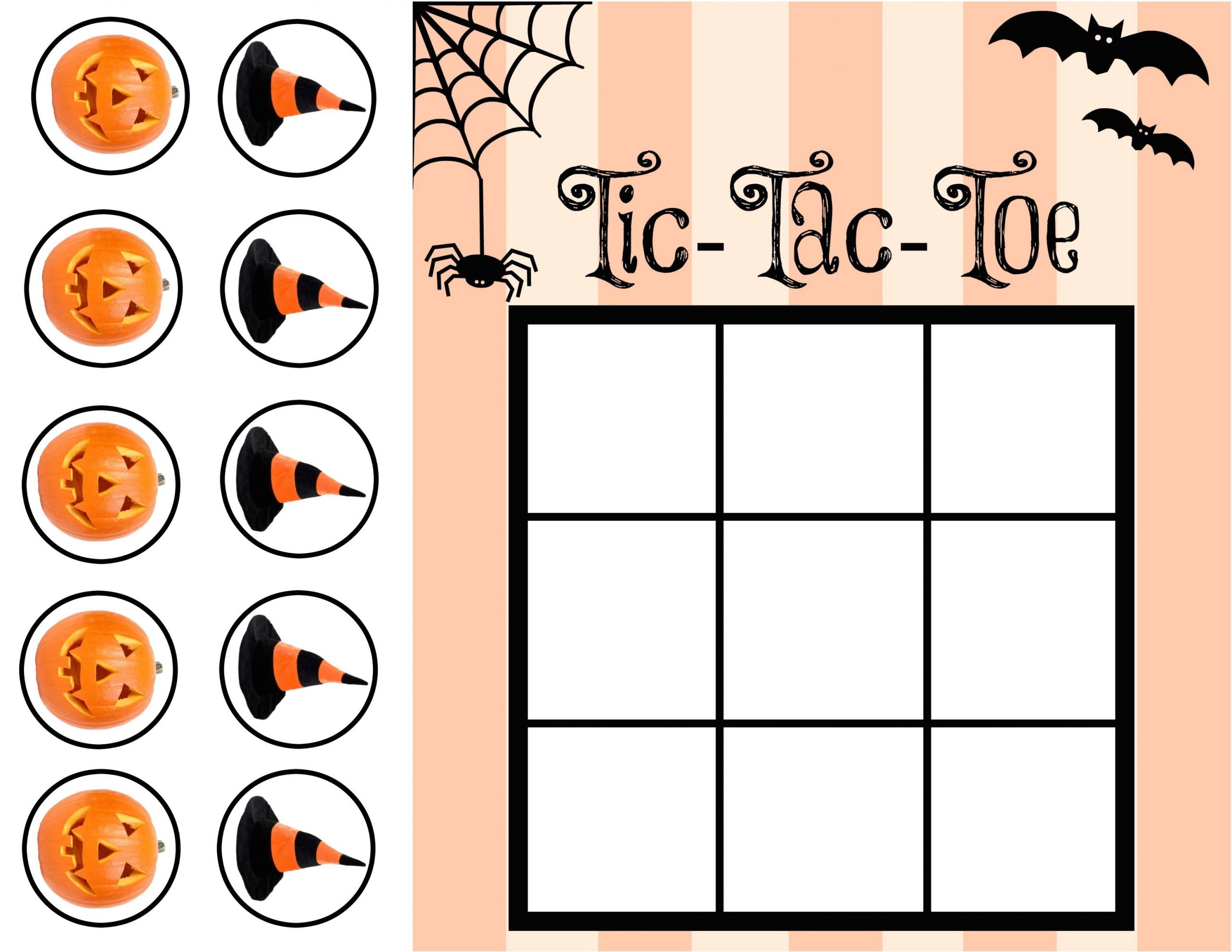 Tic Tac toe Halloween Luxury Halloween Tic Tac toe Printable Our Potluck Family