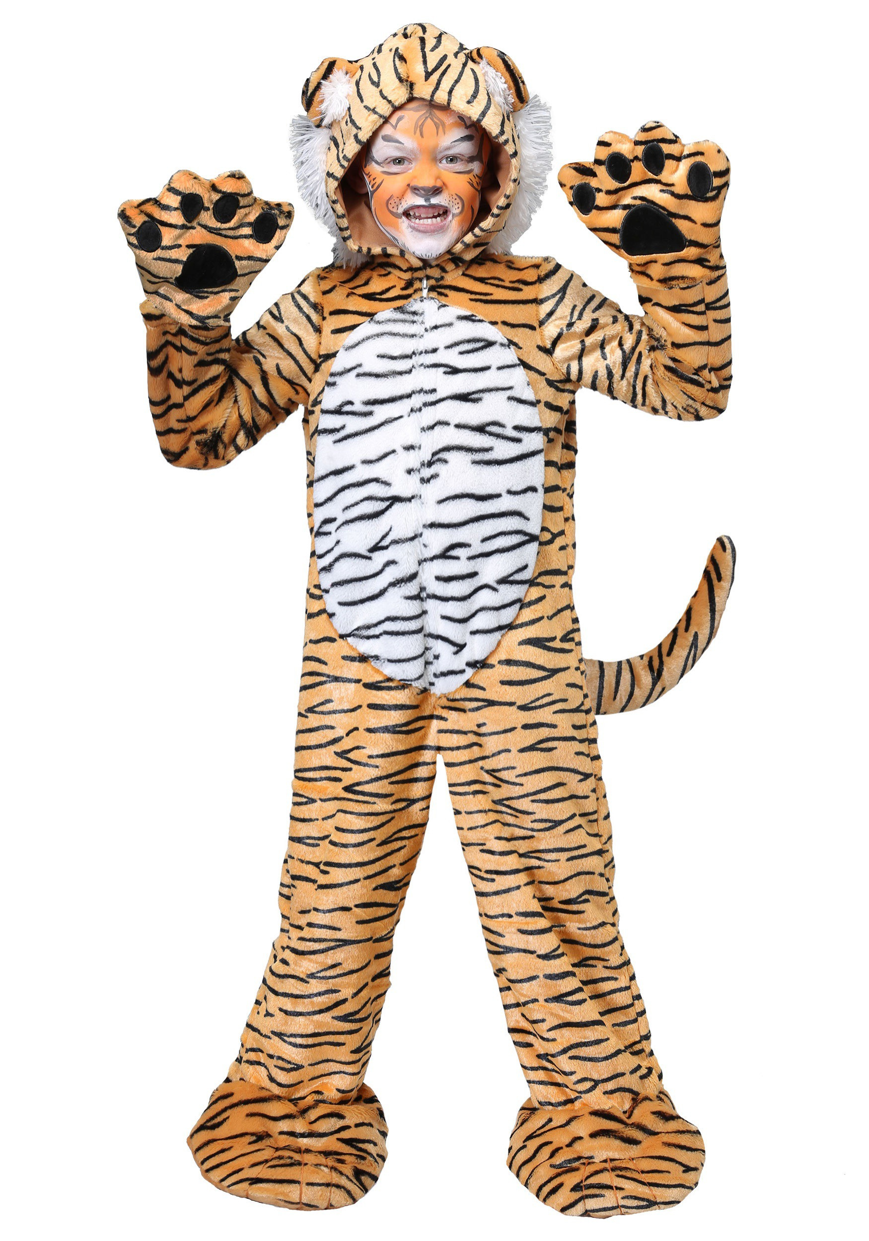 Tiger Halloween Costume Luxury Premium Tiger Costume for Kids