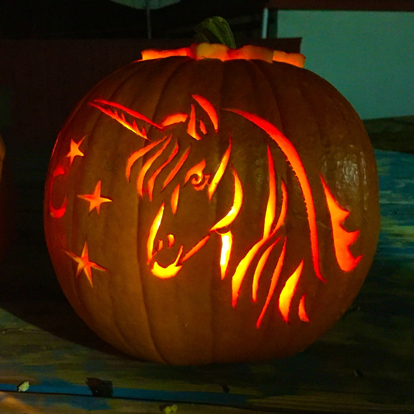 Unicorn Carved Pumpkin Inspirational Unicorn Pumpkin Carving