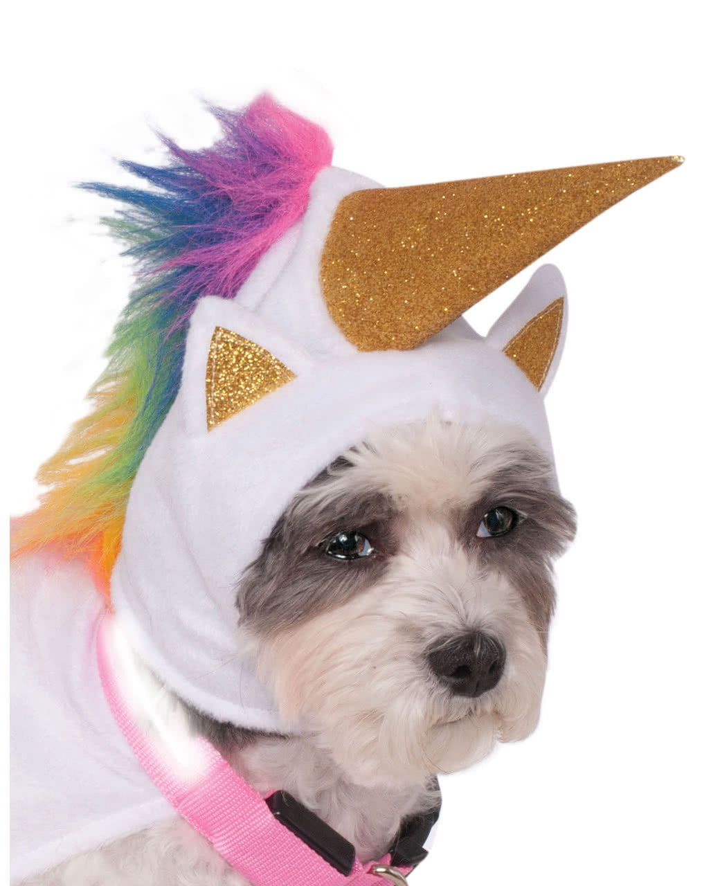 Unicorn Costume for Dogs Elegant Light Up Unicorn Dog Costume for Halloween