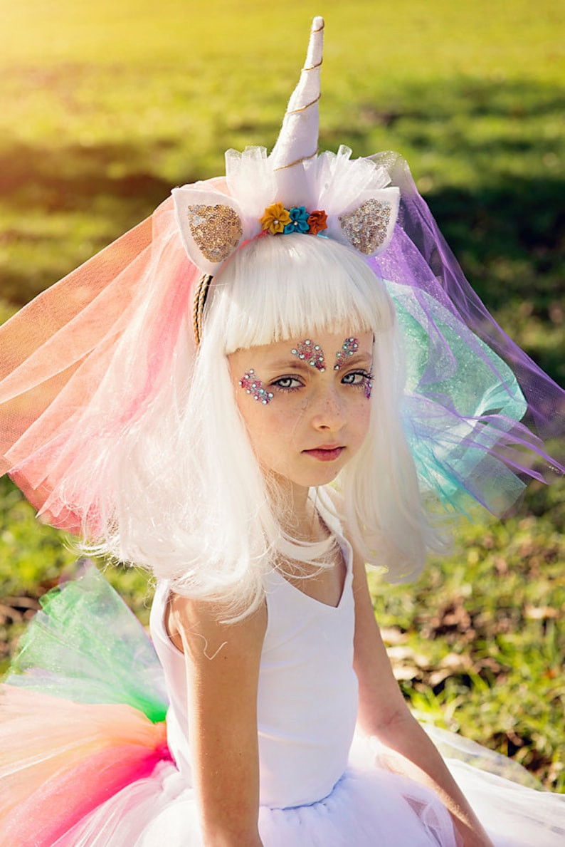 Unicorn Halloween Costume Inspirational Unicorn Girls Tutu Halloween Unicorn Costumeunicorn Etsy