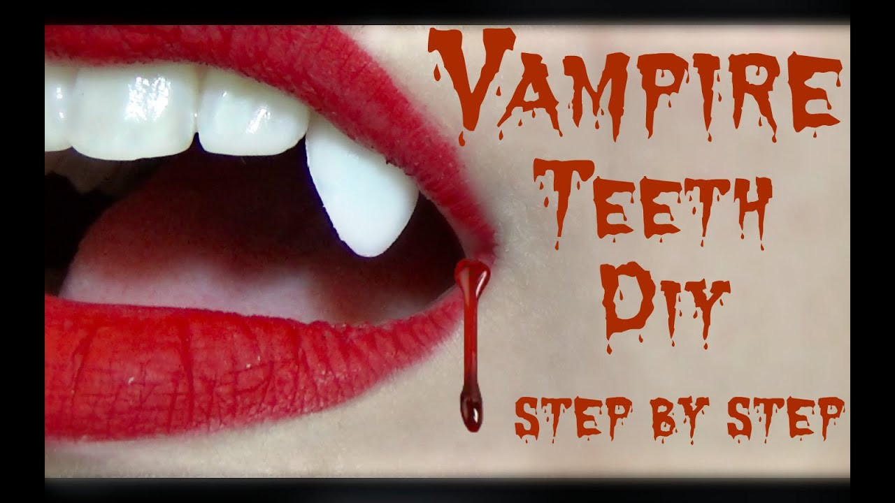 Vampire Fangs Diy New Diy Vampire Fangs Tutorial Last Minute Halloween Ideas