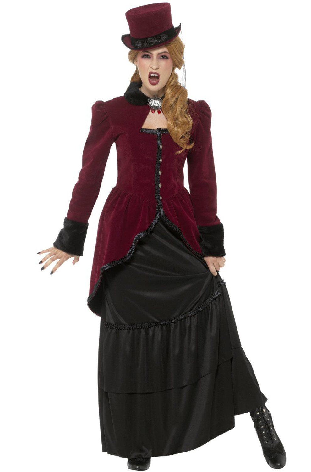 Victorian Vampire Costume Unique Deluxe Victorian Vampiress Adult Costume Purecostumes