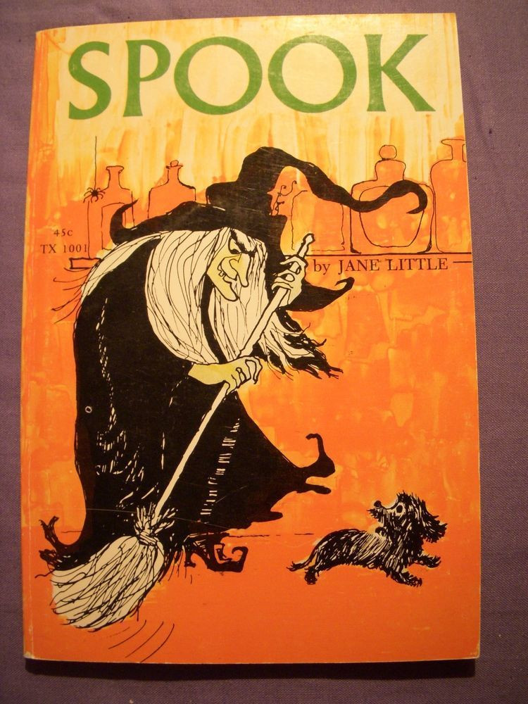 Vintage Halloween Books Best Of Spook by Jane Little 1970 Vintage Scholastic Book Tx 1001 Witch Story