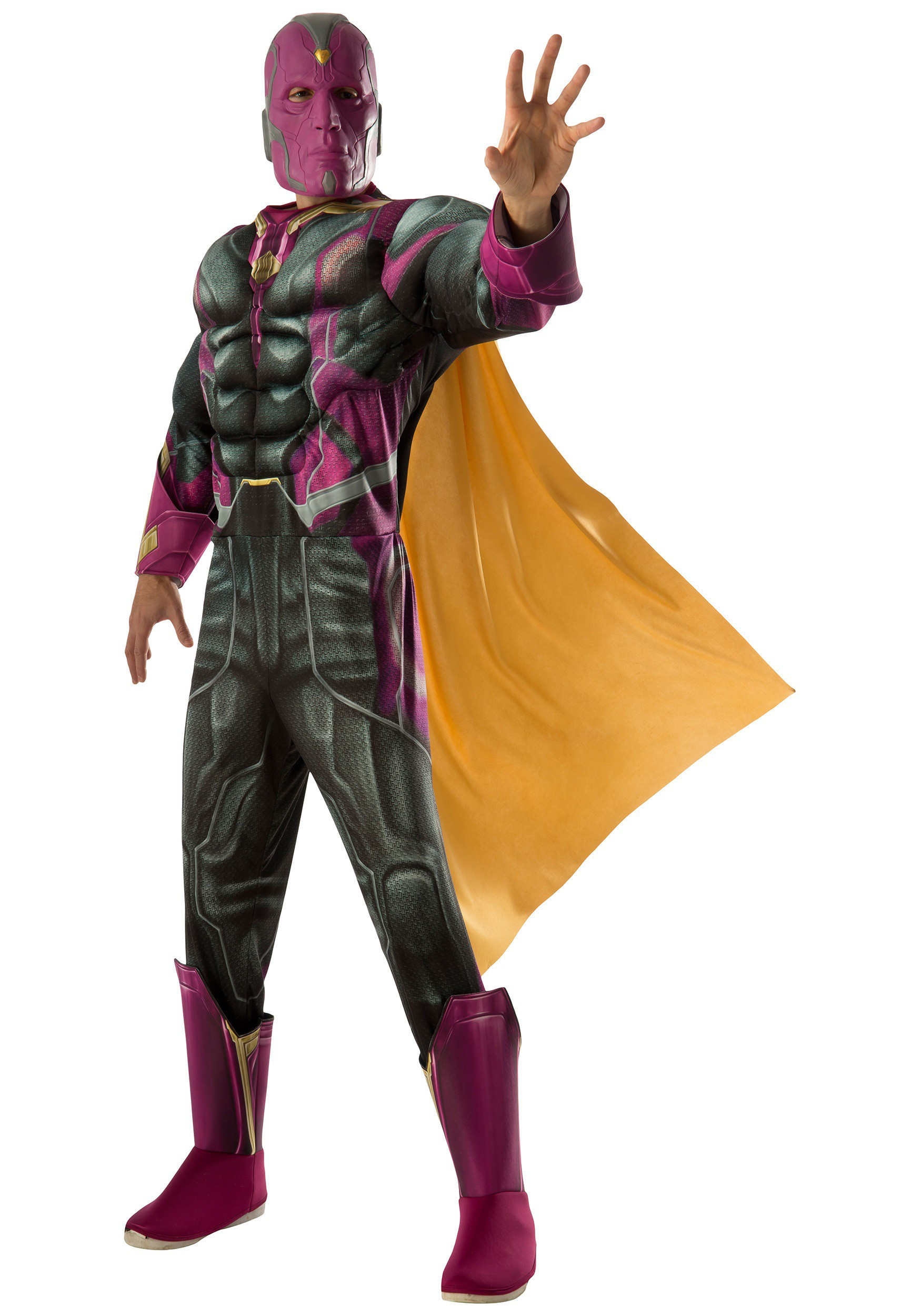 Vision Halloween Costume New Adult Deluxe Vision Avengers 2 Costume