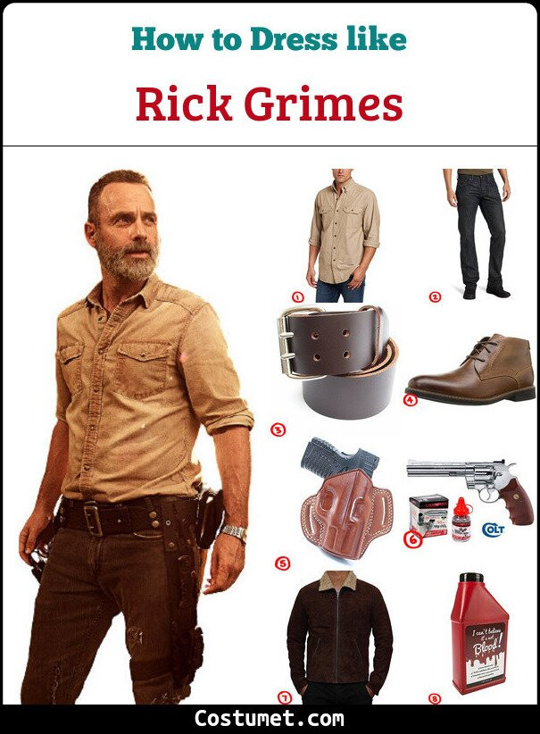 Walking Dead Halloween Costumes Unique Rick Grimes the Walking Dead Costume for Cosplay &amp; Halloween