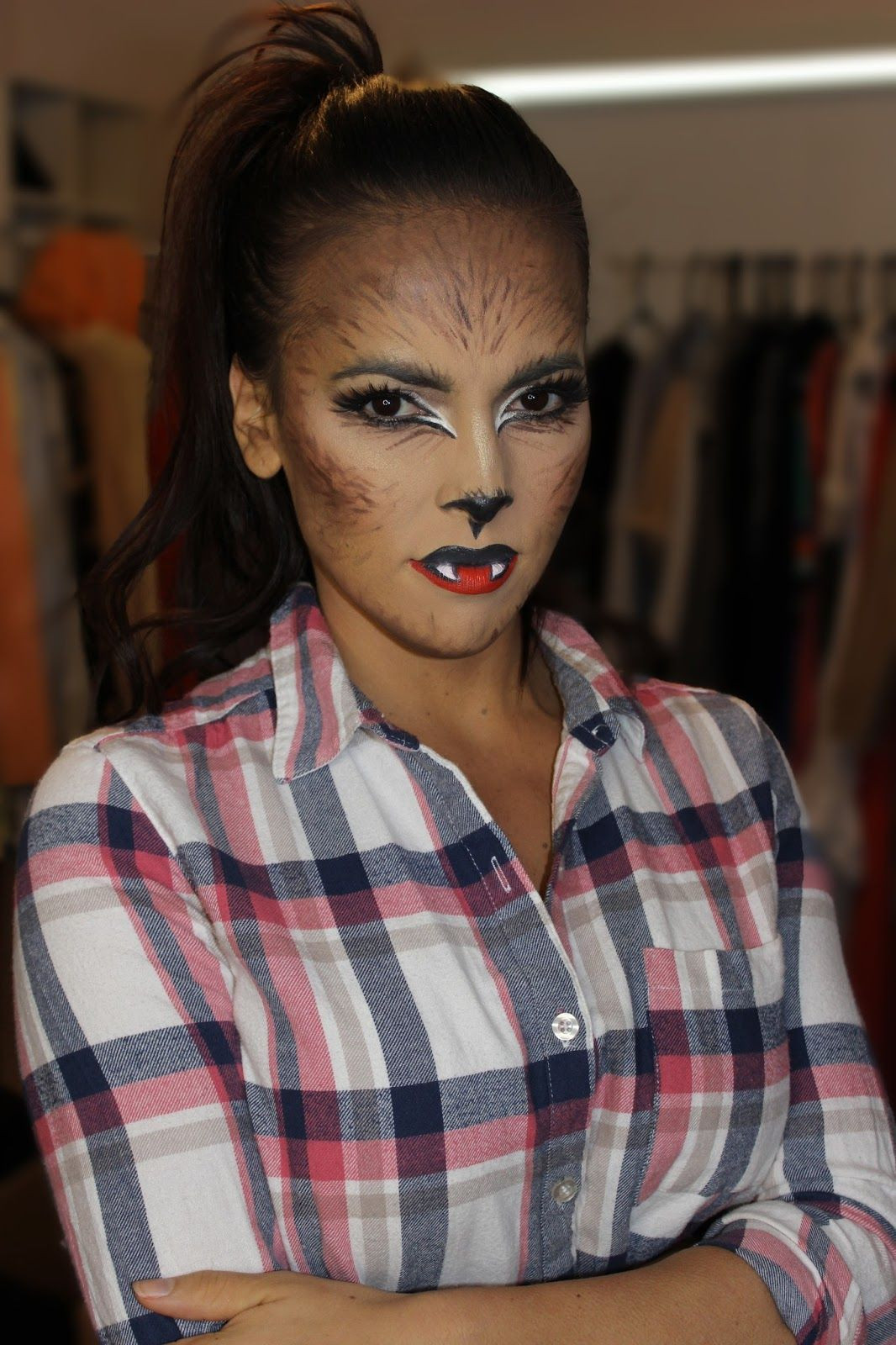 Werewolf Costume Makeup Elegant Werewolf Halloween Makeup