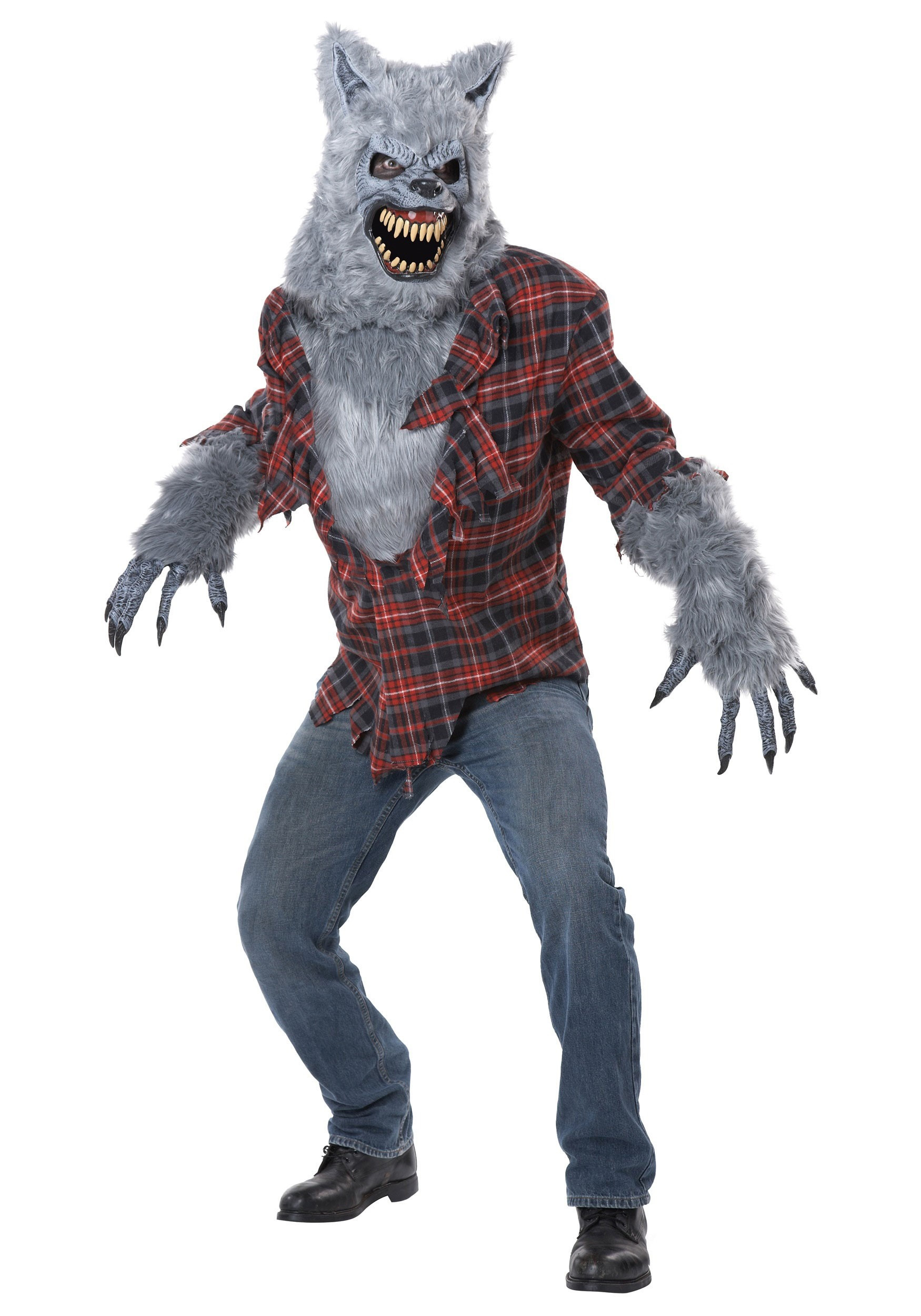 Werewolf Costumes for Adults Luxury Gray Lycan Werewolf Adult Costume