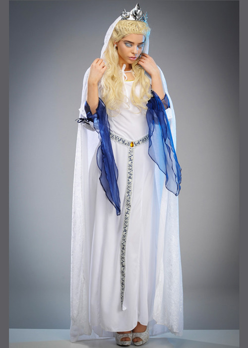 White Witch Costume New Adult Womens Narnia Style the White Witch Costume