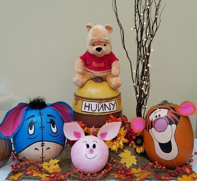 Winnie the Pooh Halloween Decorations New Winnie the Pooh Characters Pumpkins