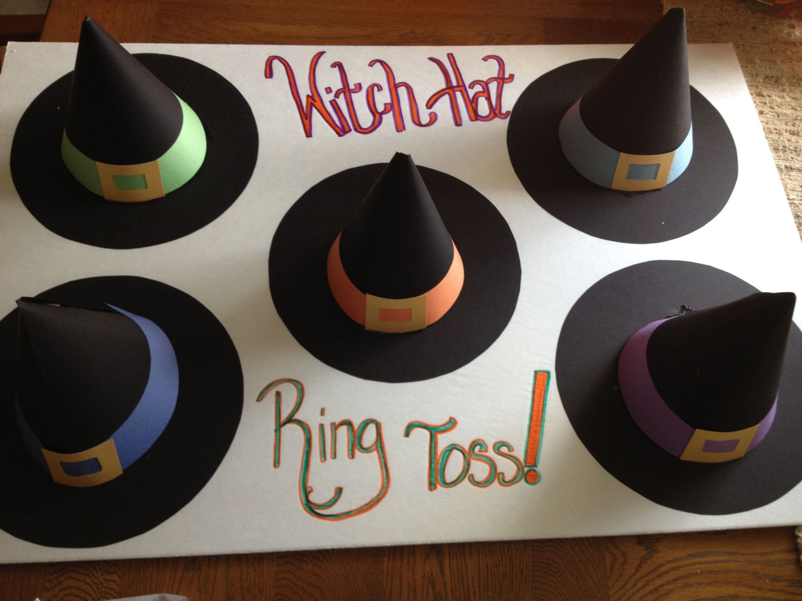 Witch Hat Ring toss Awesome Witch Hat Ring toss for Halloween Fall Games Party