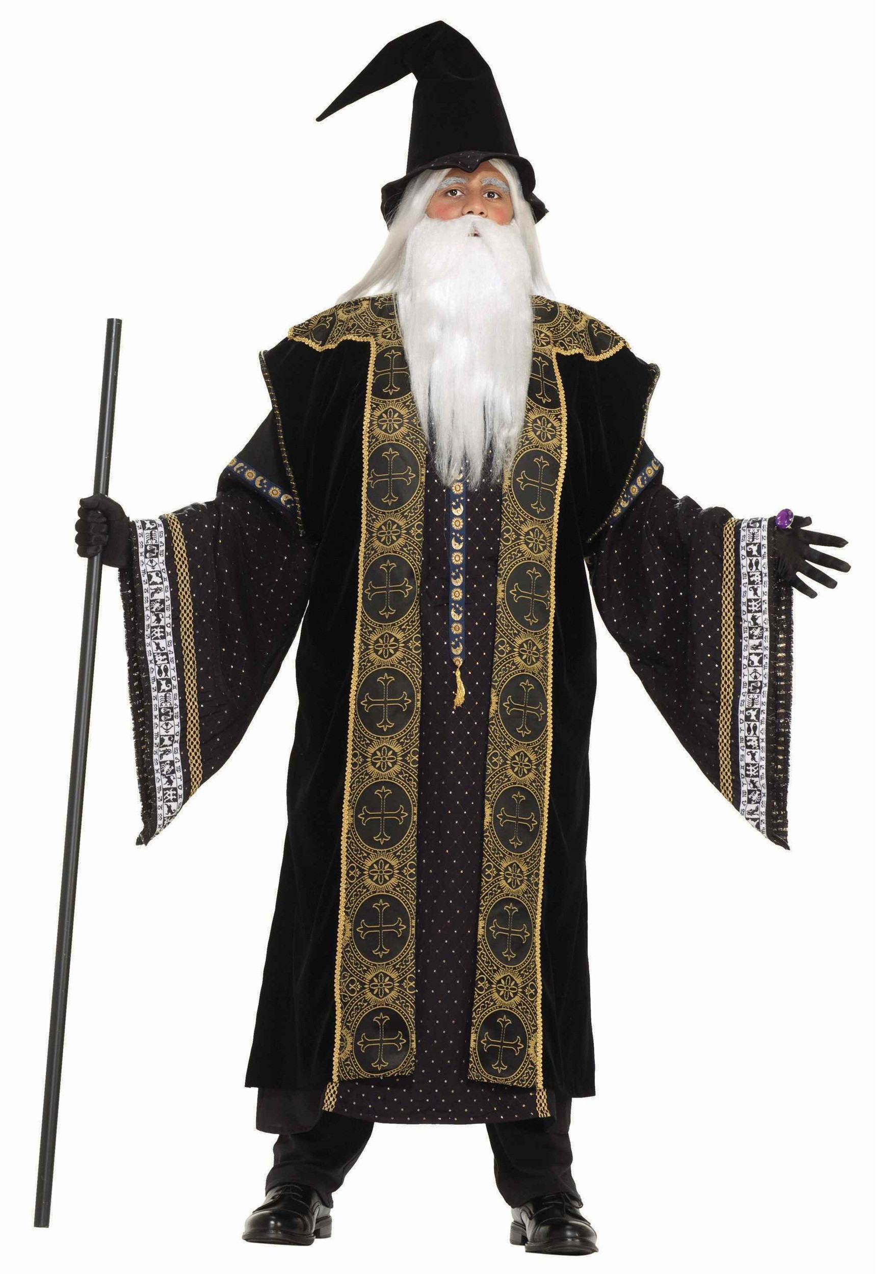 Wizard Halloween Costume Unique Deluxe Wizard Adult Costume Halloween Costume Ideas 2023