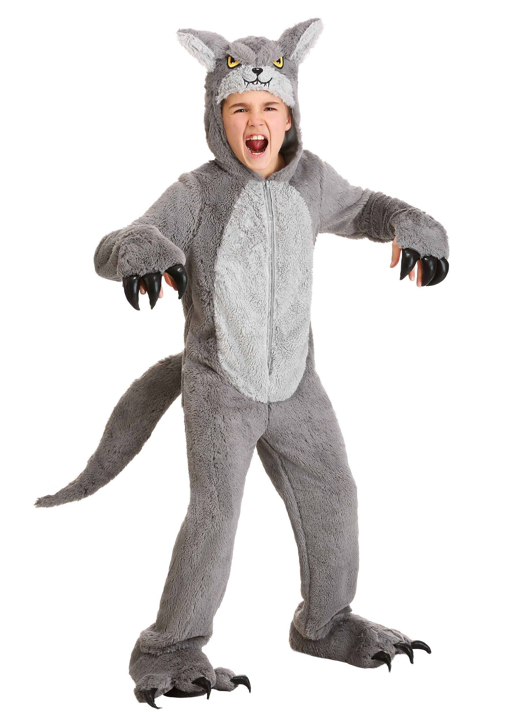 Wolf Halloween Costume Luxury Grey Wolf Costume Kids Walmart