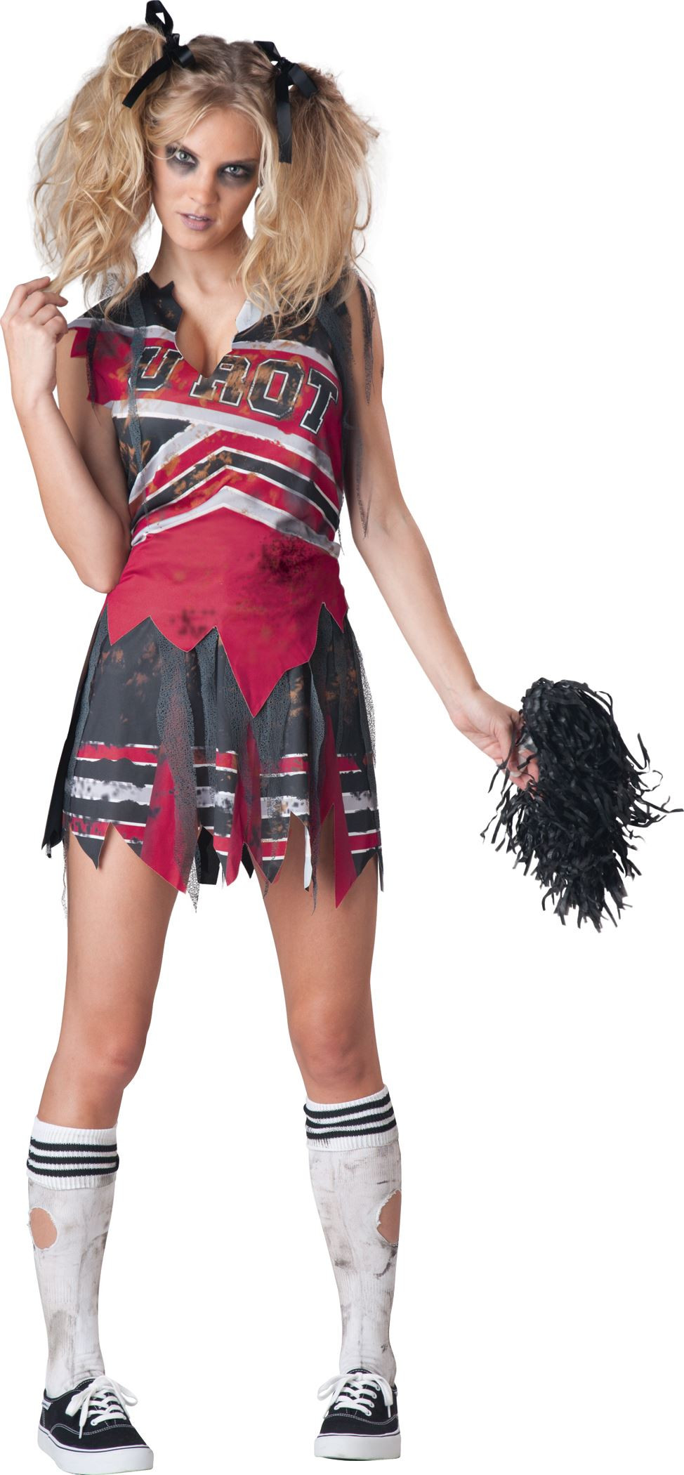 Zombie Cheerleader Costume Fresh Adult Spiritless Zombie Cheerleader Women Costume $41 99