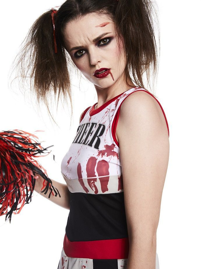 Zombie Cheerleader Makeup Inspirational Zombie Cheerleader Outfit &amp; Makeup Tutorial Party Delights