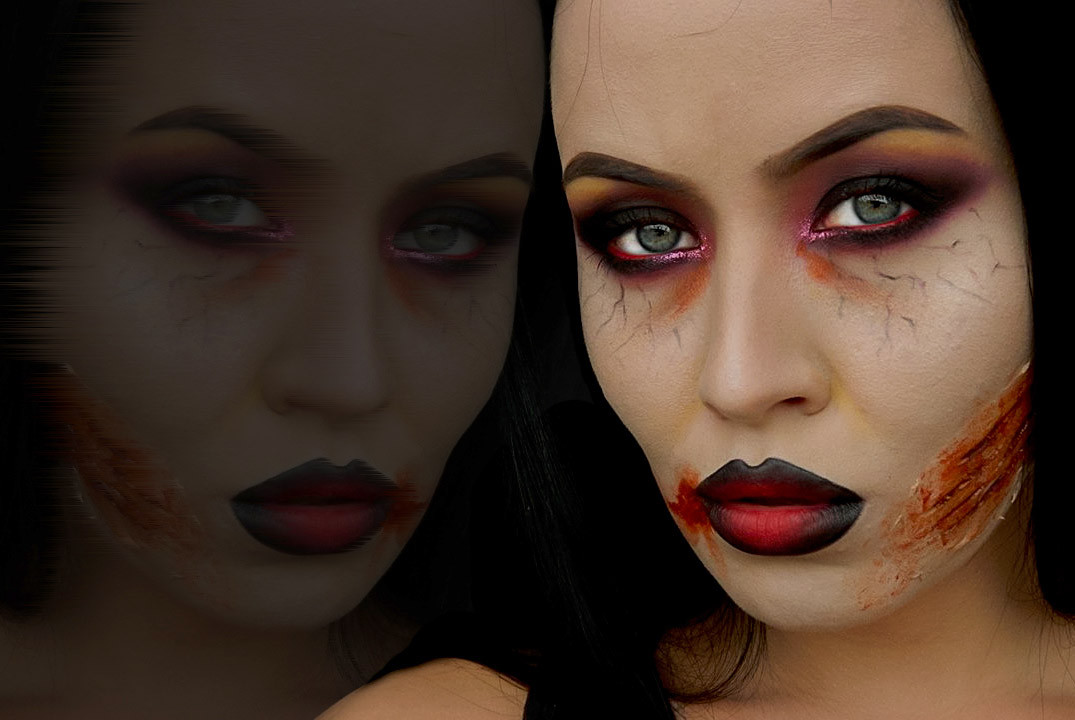 Zombie Face Makeup Awesome Zombie Makeup Tutorial for Halloween