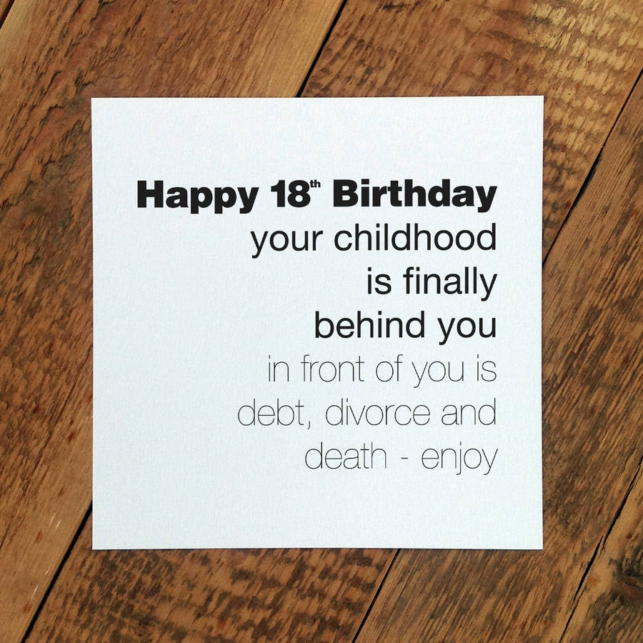 18th Birthday Funny Message Best Of the top 22 Ideas About Funny 18th Birthday Cards Home Family Style