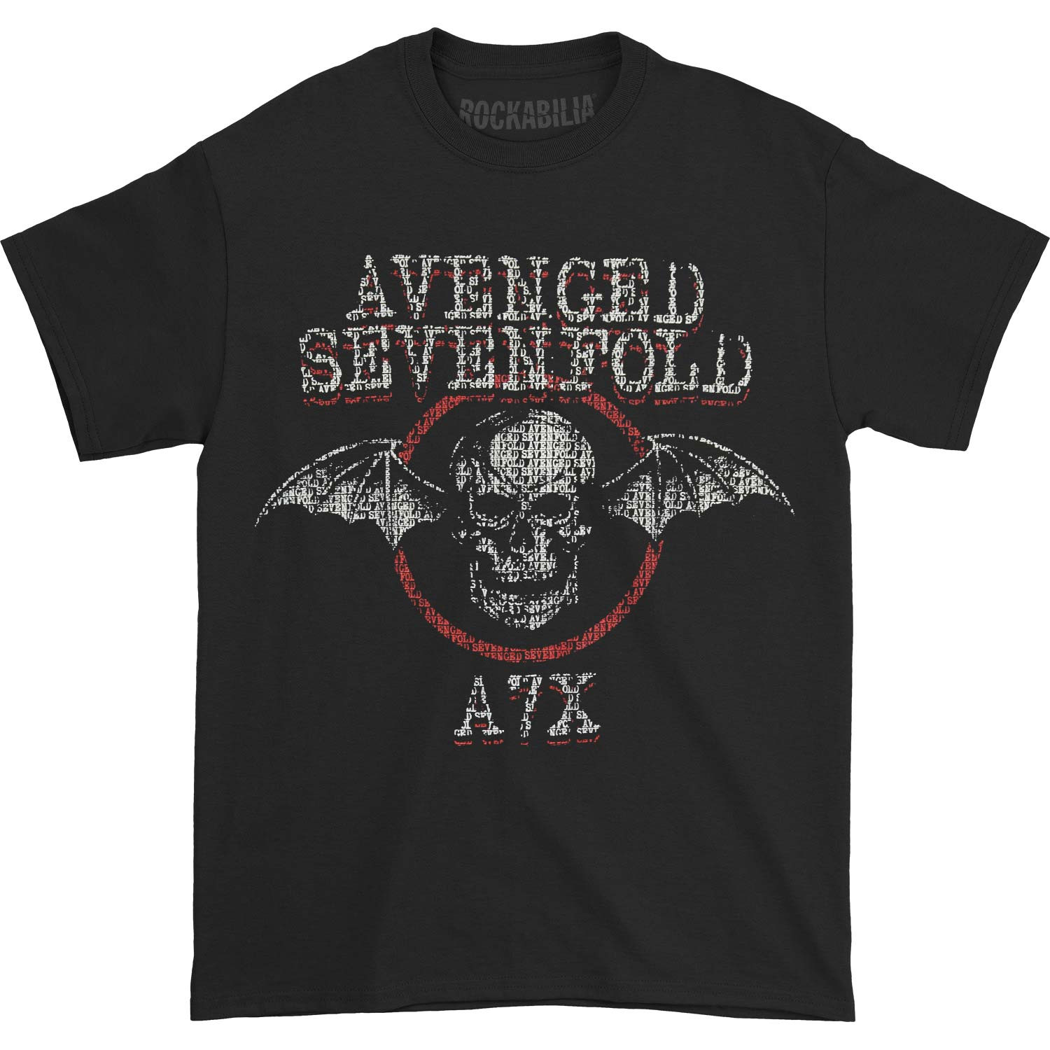 A7x T Shirt Elegant Avenged Sevenfold Avenged Sevenfold Men S A7x Deathbat Circle T Shirt