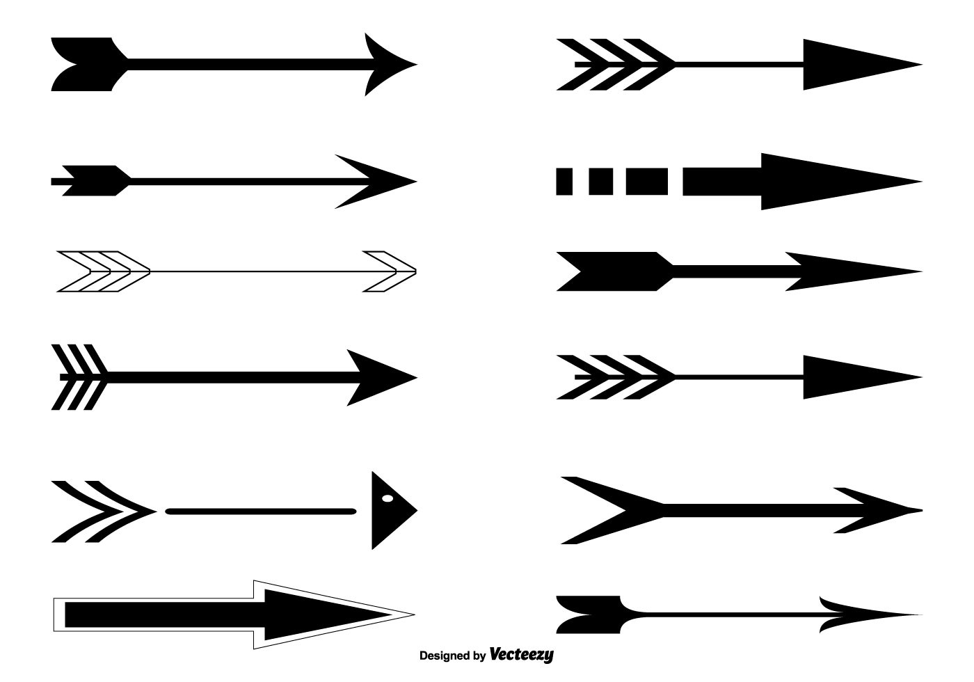 Arrow Vector File New Vector Arrow Set Vector Art at Vecteezy