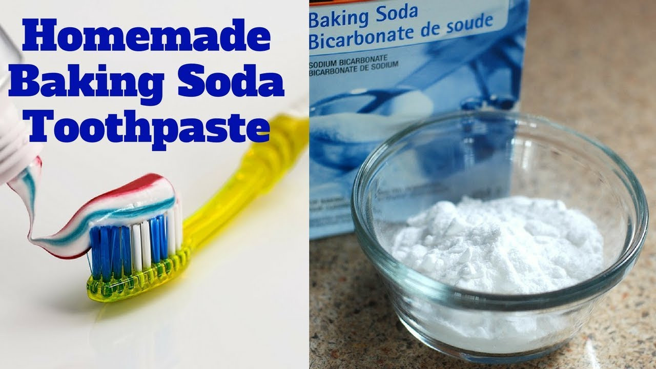 Baking soda toothpaste Diy Awesome Homemade Baking soda toothpaste