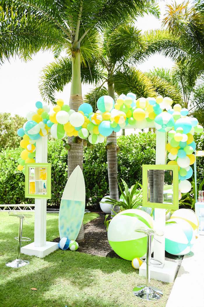 Beach theme Party Ideas Best Of Kara S Party Ideas Surf S Up Beach Birthday Party