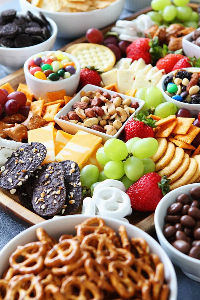 Best Snack Foods for Party Luxury Sweet and Salty Snack Board