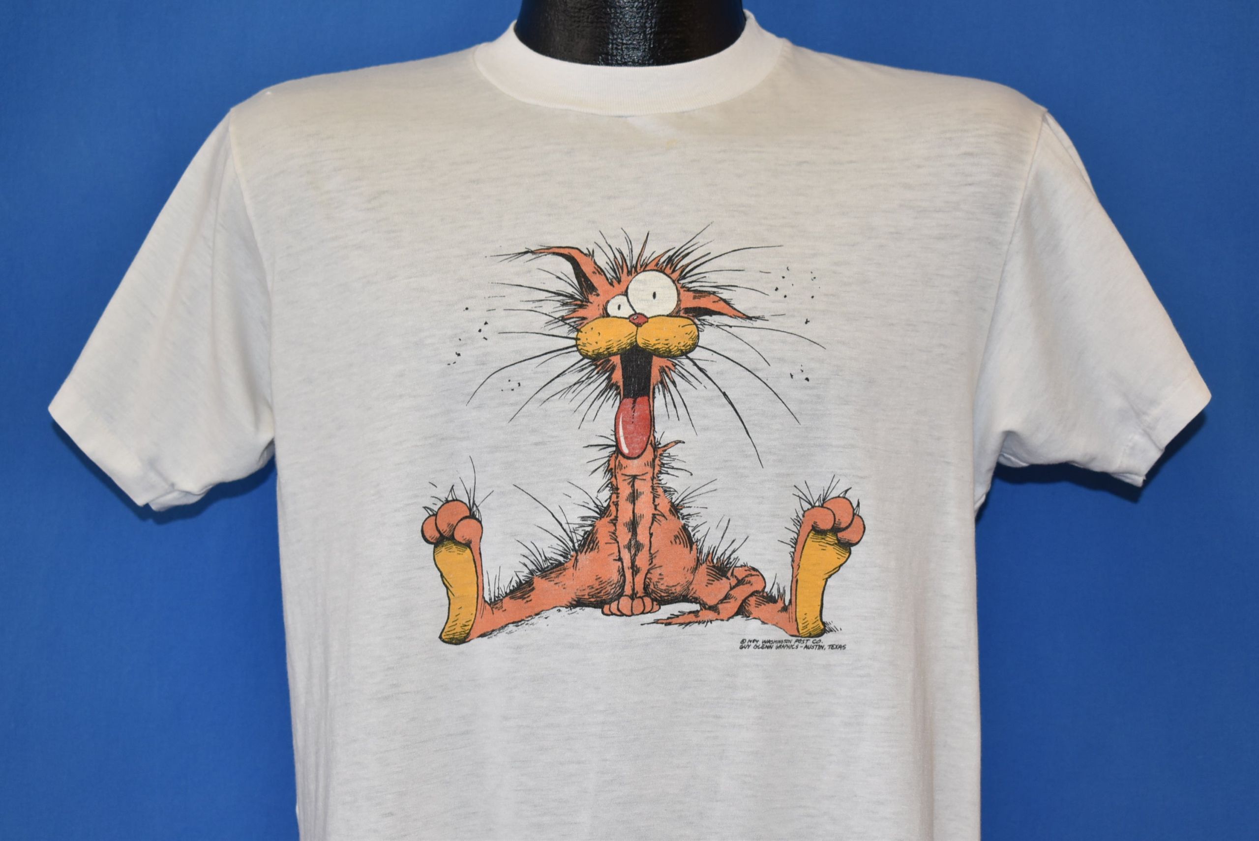 Bill the Cat T Shirt Fresh 80s Bill the Cat Bloom County Cartoon T Shirt Medium the Captains Vintage