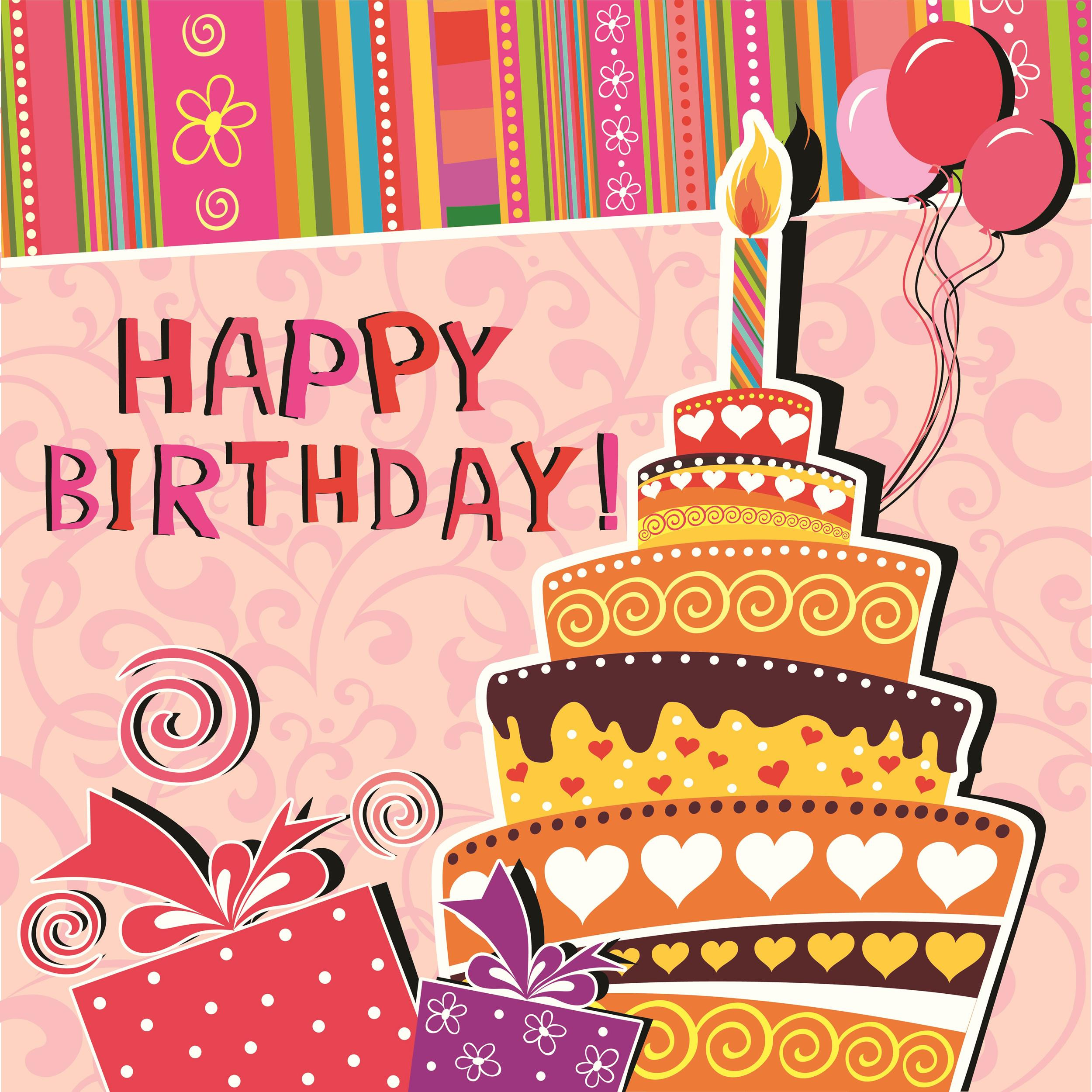 Birthday Card Design Free Online Beautiful 40 Free Birthday Card Templates Templatelab