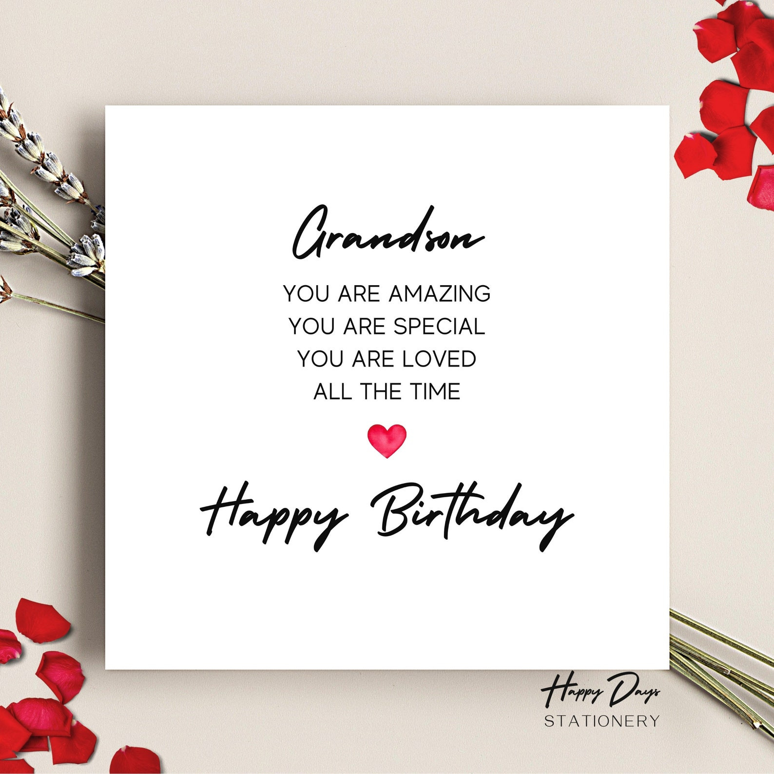 Birthday Poem for Grandson Inspirational Grandson Birthday Card Poem Card for Grandson Birthday Card