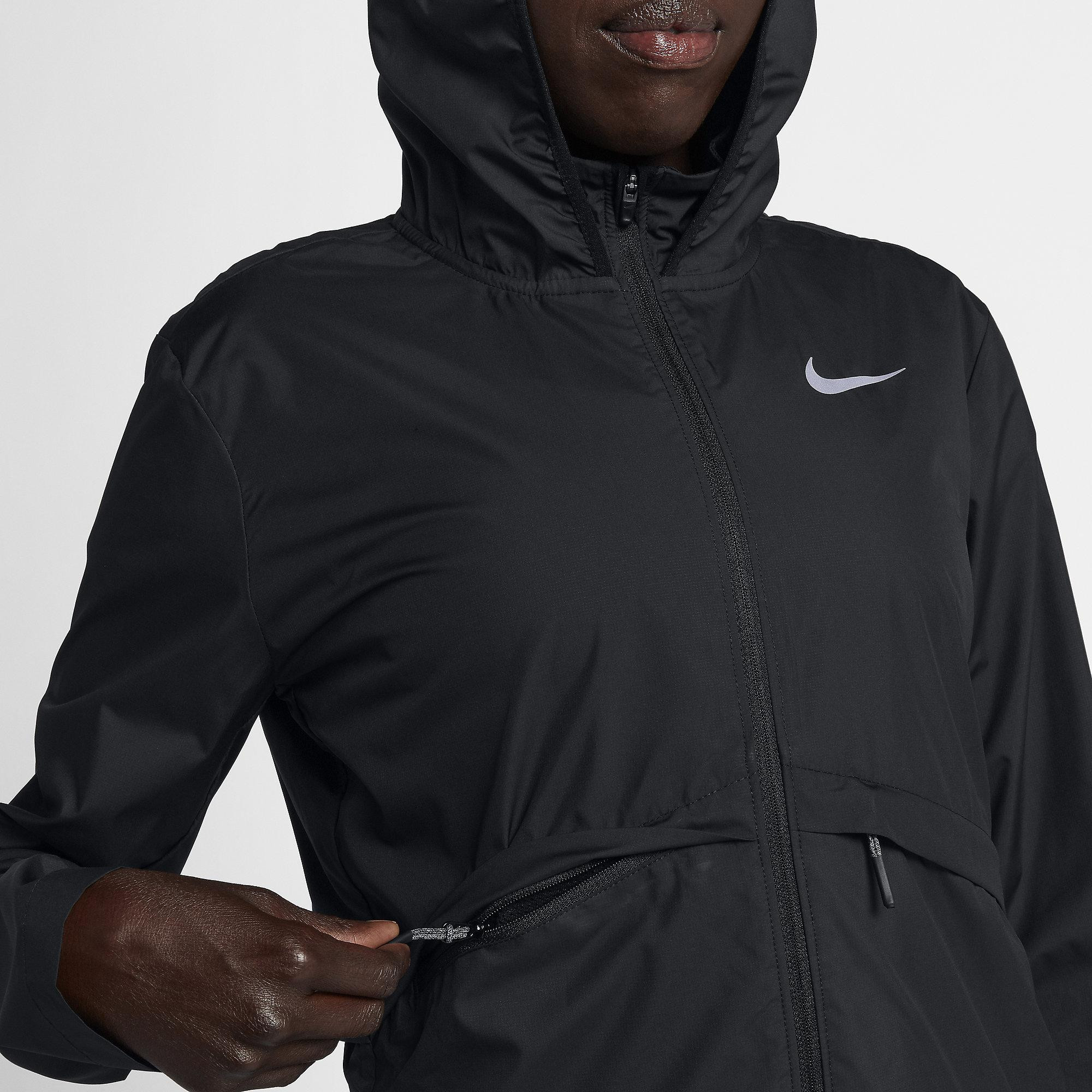 Black Nike Jacket Best Of Nike Womens Essential Running Jacket Black Tennisnuts