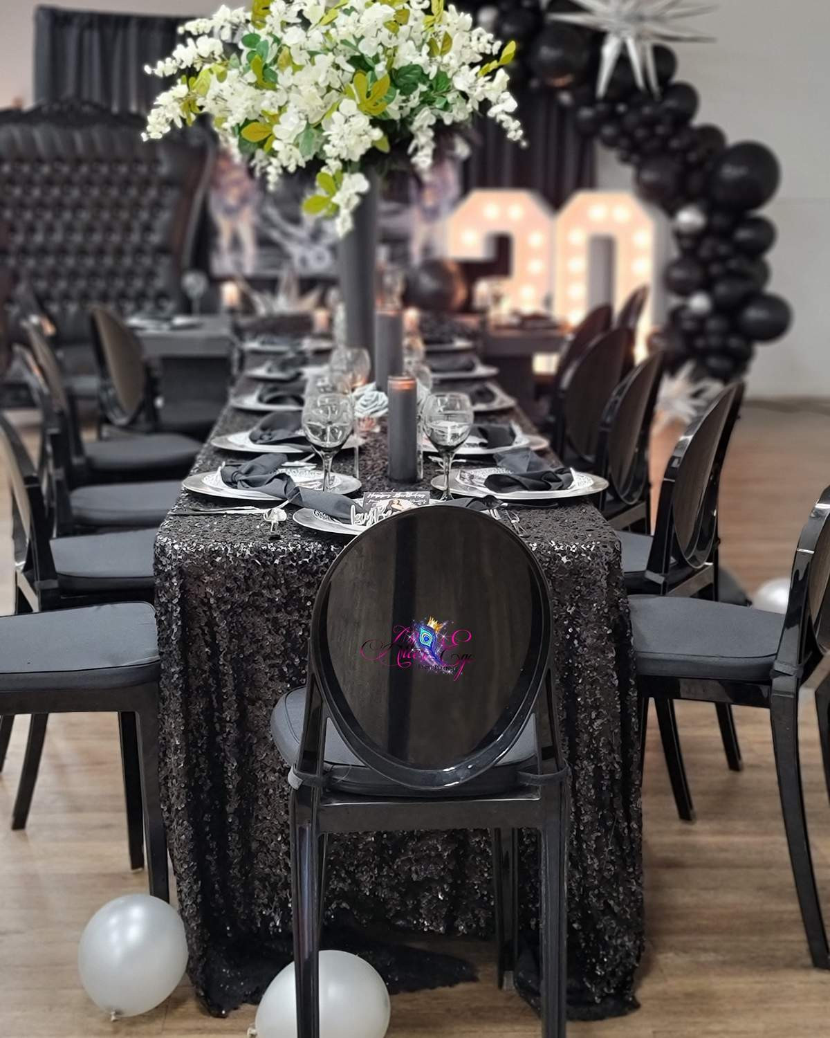 Black theme Party Beautiful Black theme Birthday Party Ideas 2 Of 13