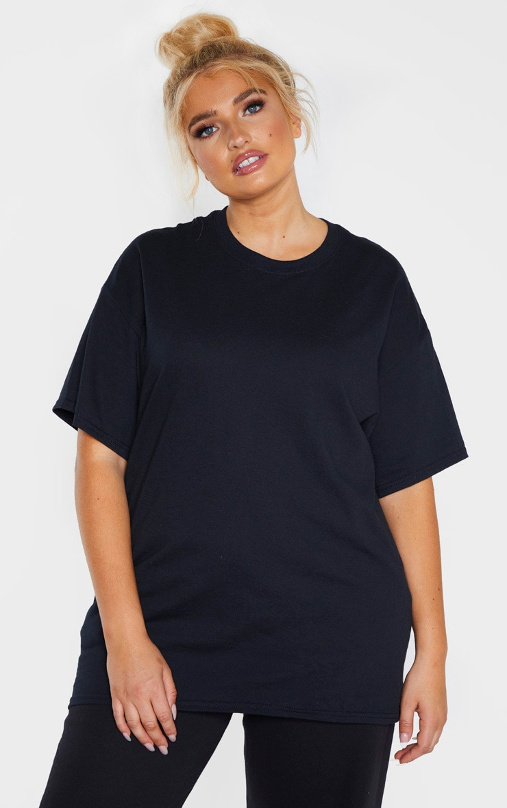 Boxy Tee Shirts Luxury Plus Black Oversized Boxy T Shirt Plus Size