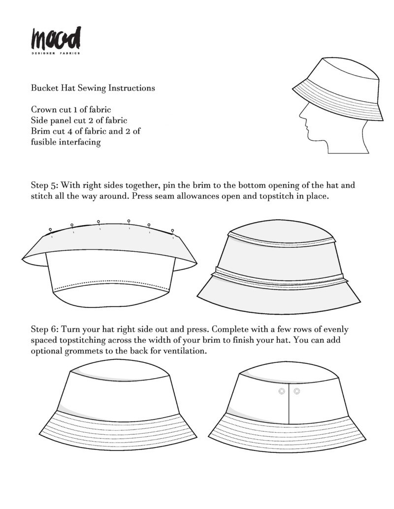 Bucket Hat Sewing Pattern Free Fresh the Bucket Hat Free Sewing Pattern Mood Sewciety