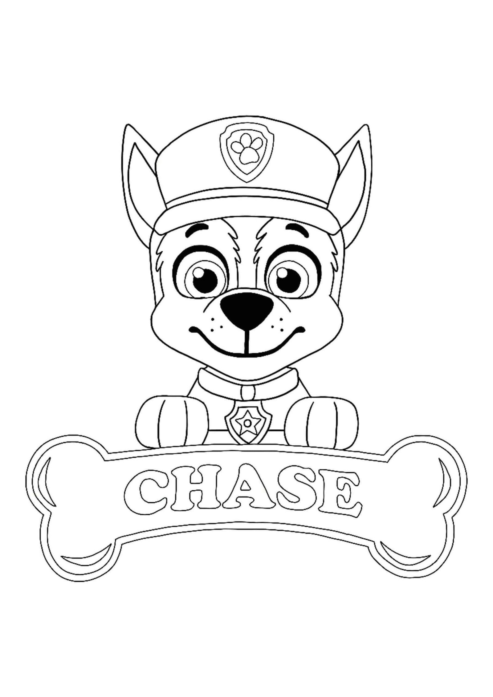 Chase Paw Patrol Coloring Page Inspirational Paw Patrol Chase Coloring Pages 4 Free Printable Coloring Sheets