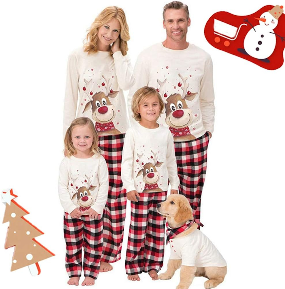 Christmas Family Pajamas and Dog Fresh Samojoy Matching Christmas Pjs for Family and Dog Family Christmas