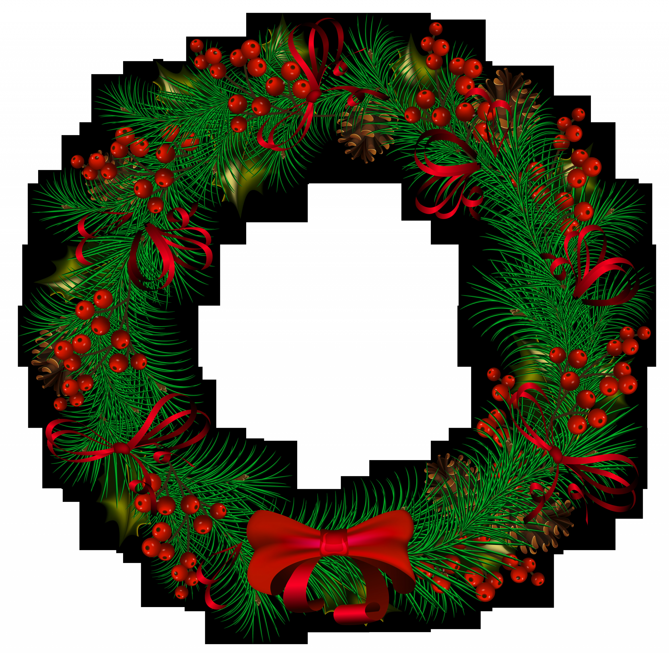 Christmas Wreath Clip Art New Free Christmas Wreath Clipart