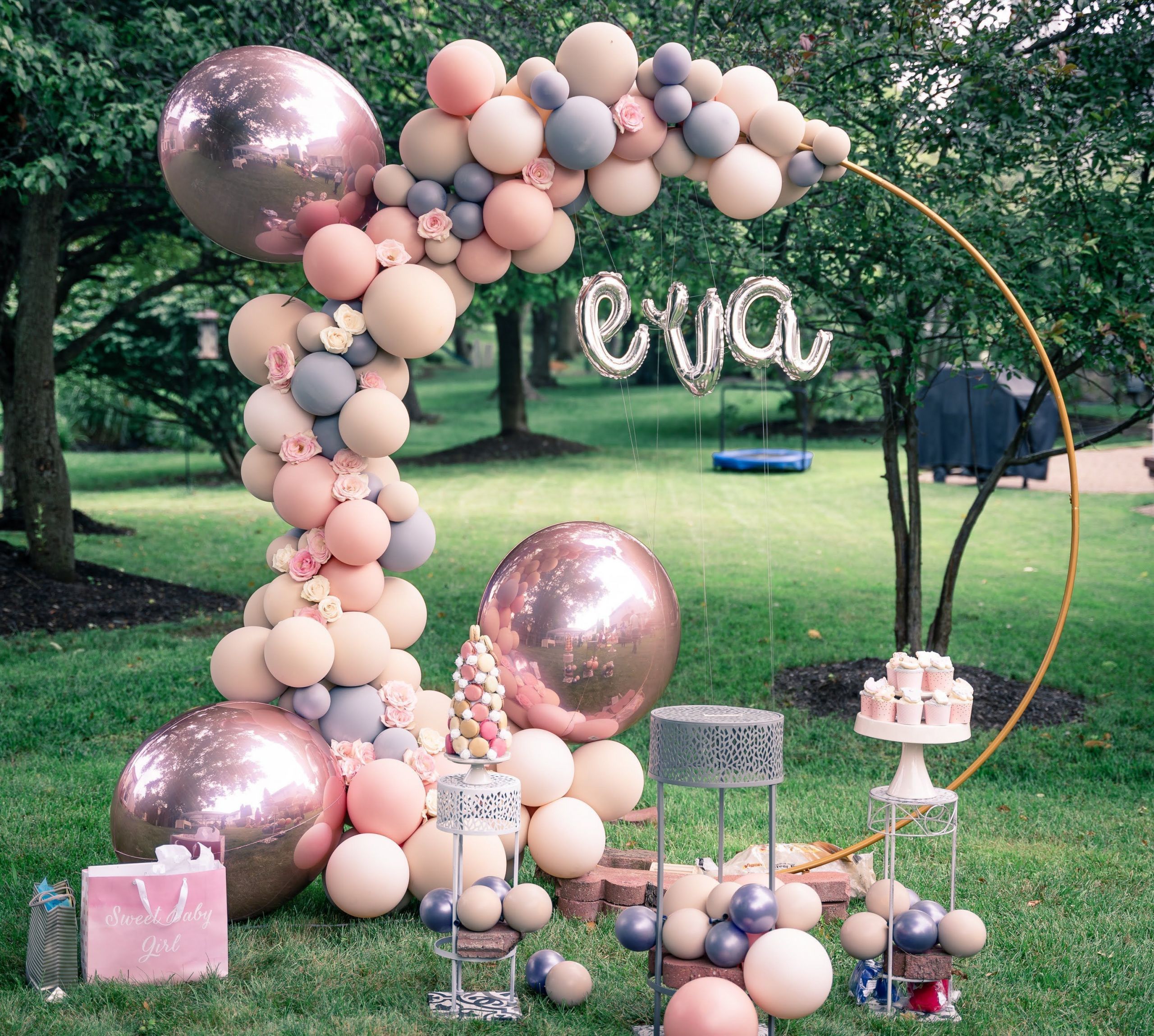 Circle Balloon Arch Lovely Circle Balloon Arch Balloonarch Elegant Balloon Arch Design Muted