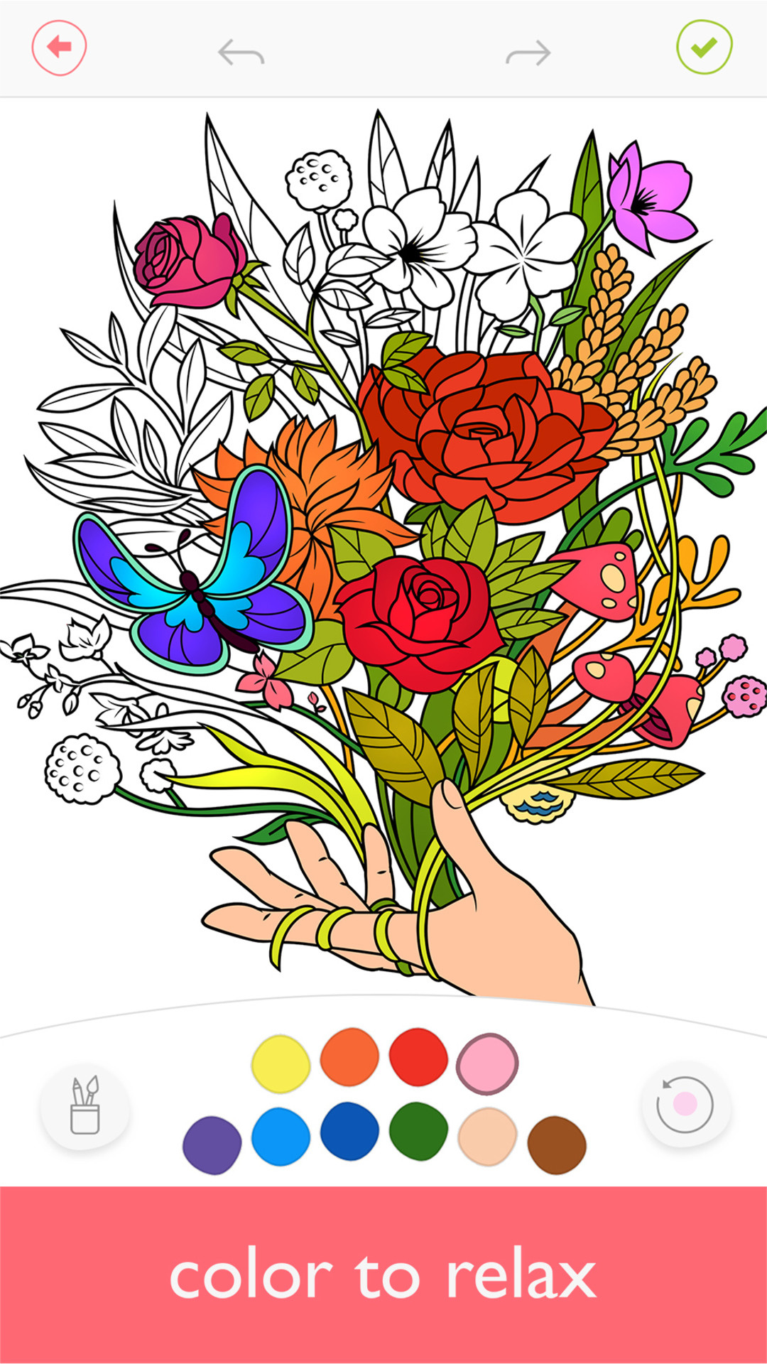 Coloring Book App Elegant Colorfy Coloring Book for Adults Best Free App Amazon