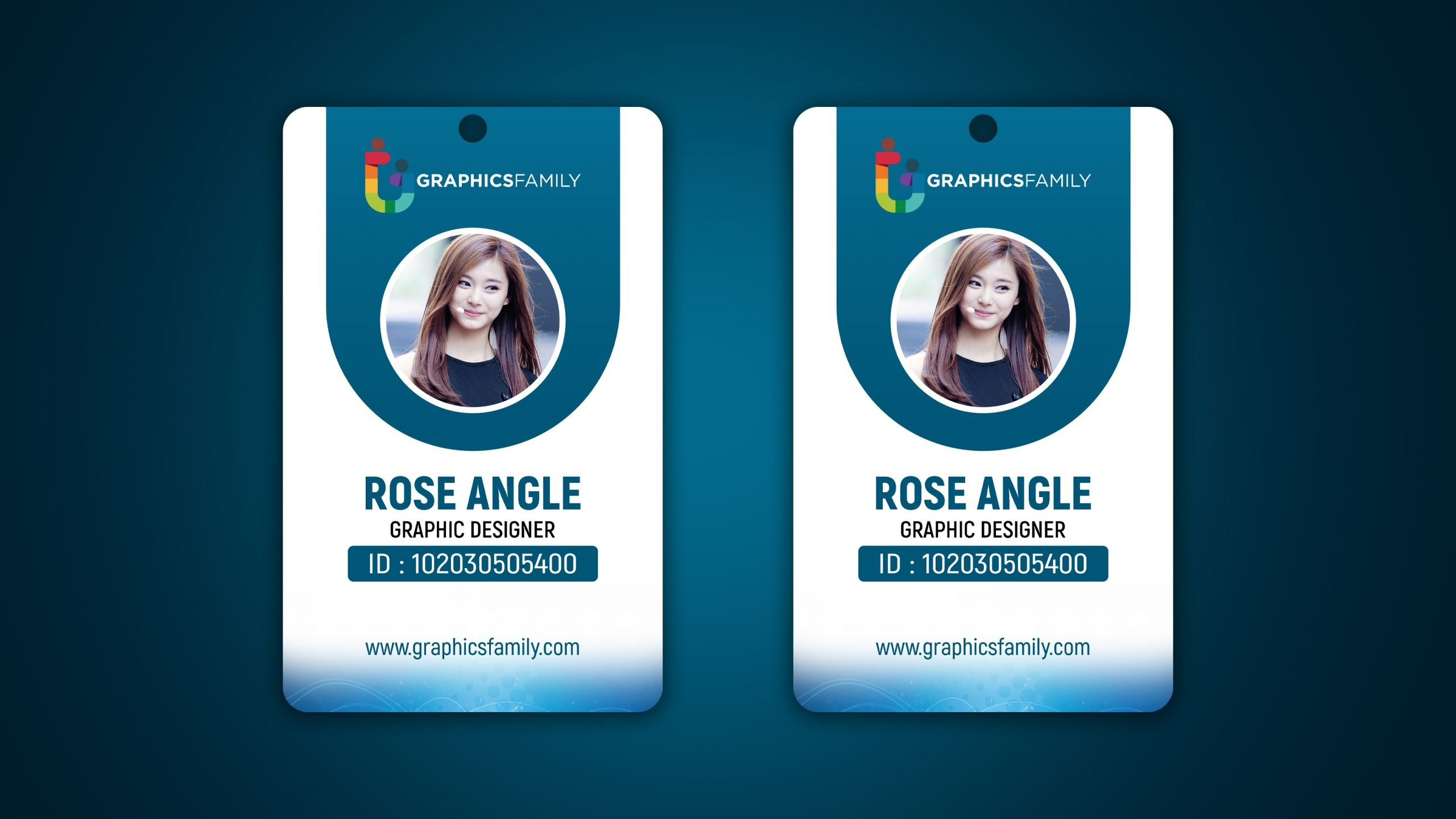 Company Id Card Template Lovely Pany Id Card Design Free Psd Template – Graphicsfamily